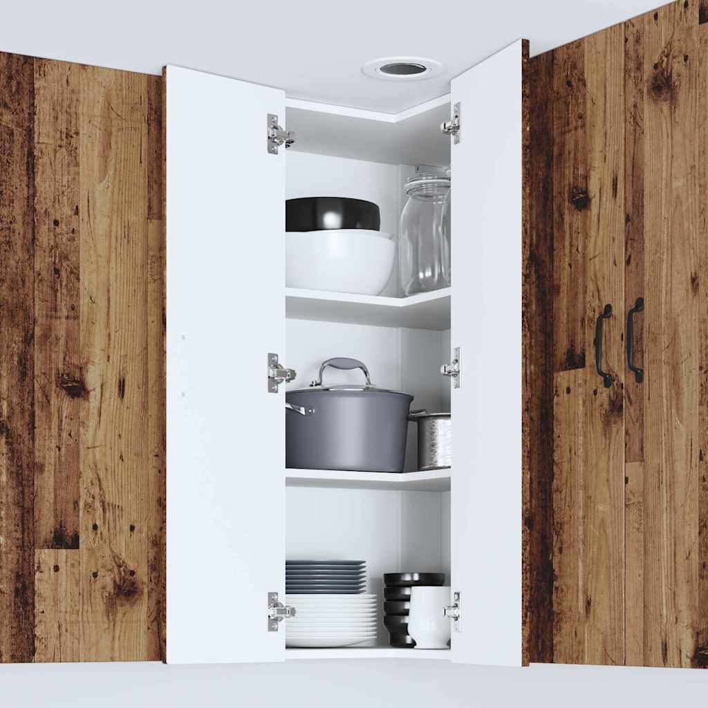 Vægskab til køkken Gammelt træ 57 x 57 x 100 cm Konstrueret træ