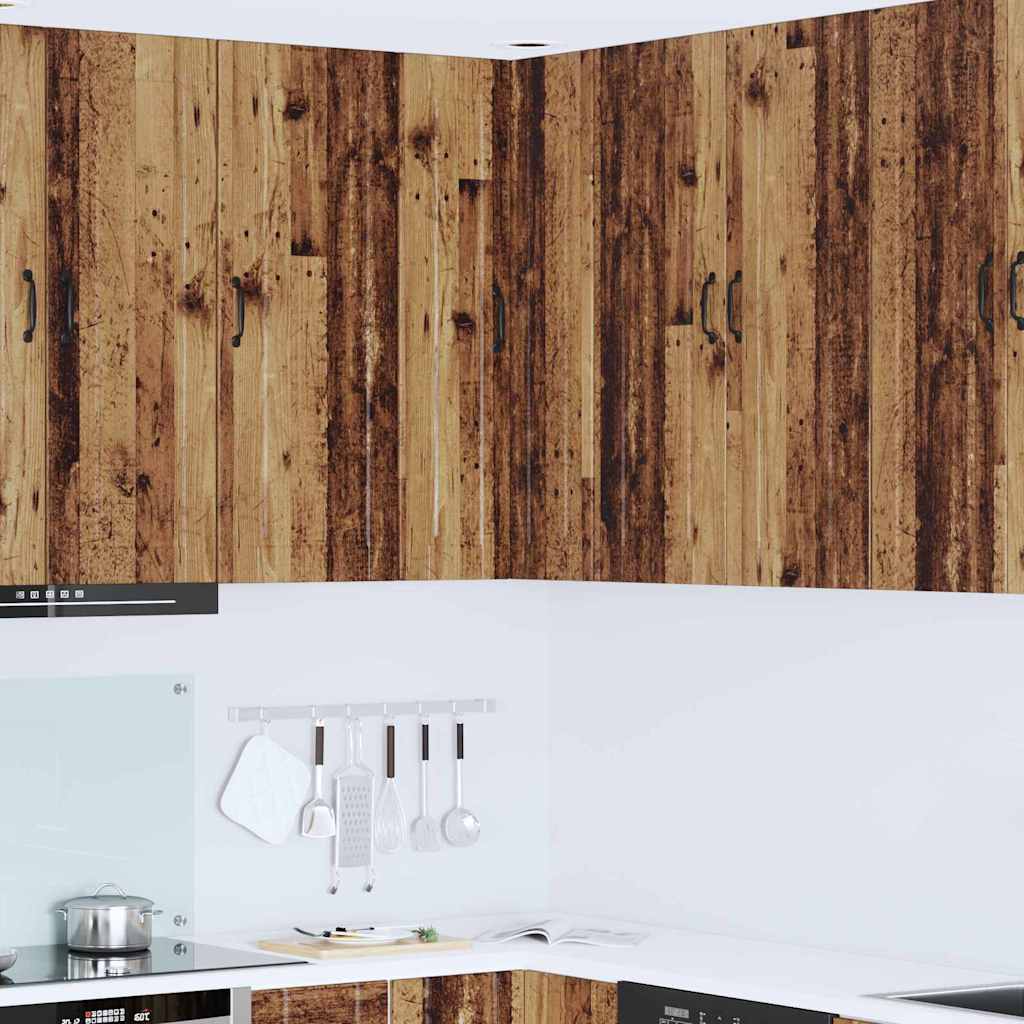 Vægskab til køkken Gammelt træ 57 x 57 x 100 cm Konstrueret træ