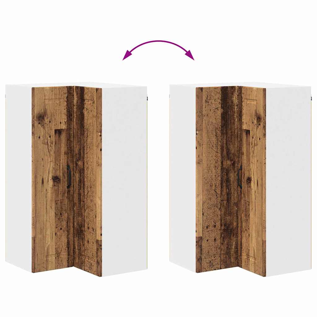 Vægskab til køkken Gammelt træ 57 x 57 x 100 cm Konstrueret træ