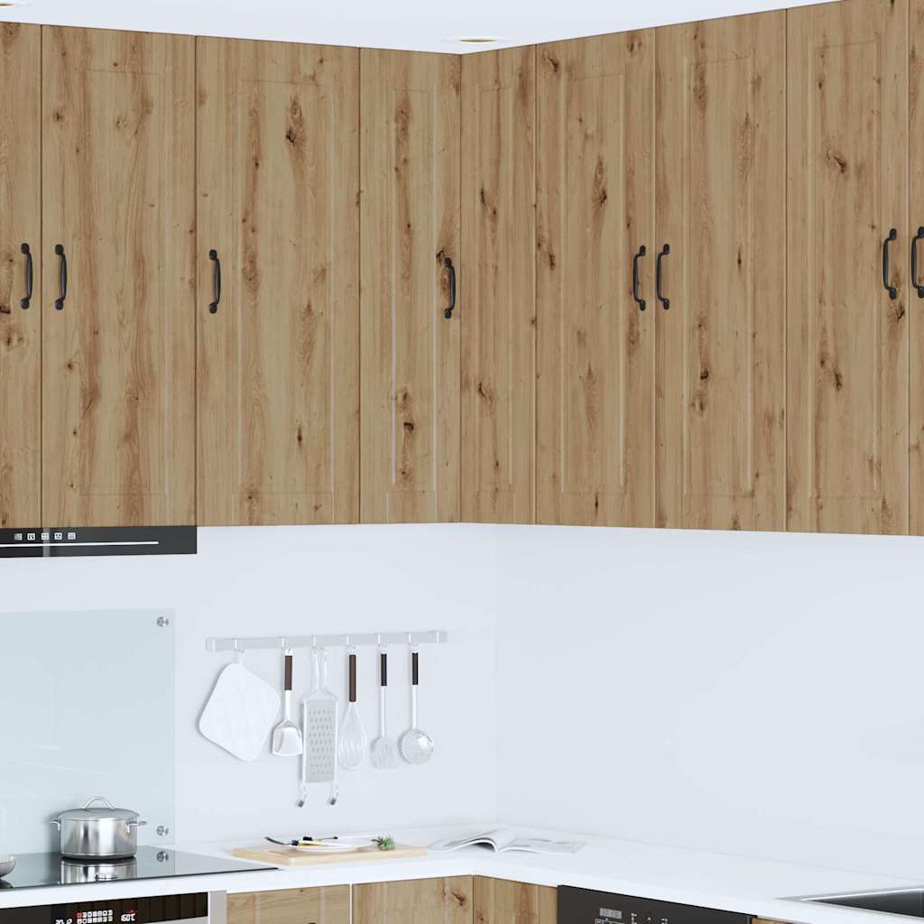 Vægskab til køkken med hylde Artisan Egetræ 57 x 57 x 100 cm