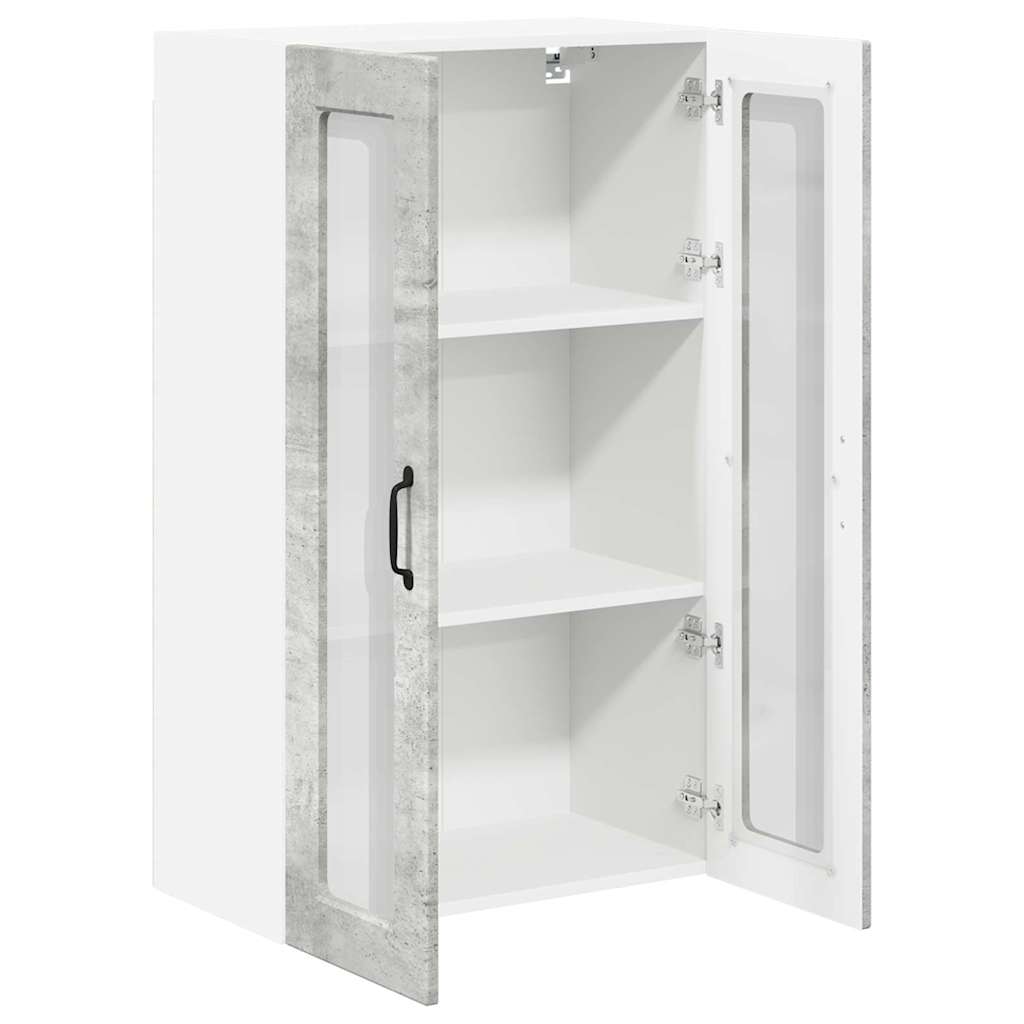 Vægskab til køkken Beton Grå 60 x 31 x 100 cm Konstrueret træ