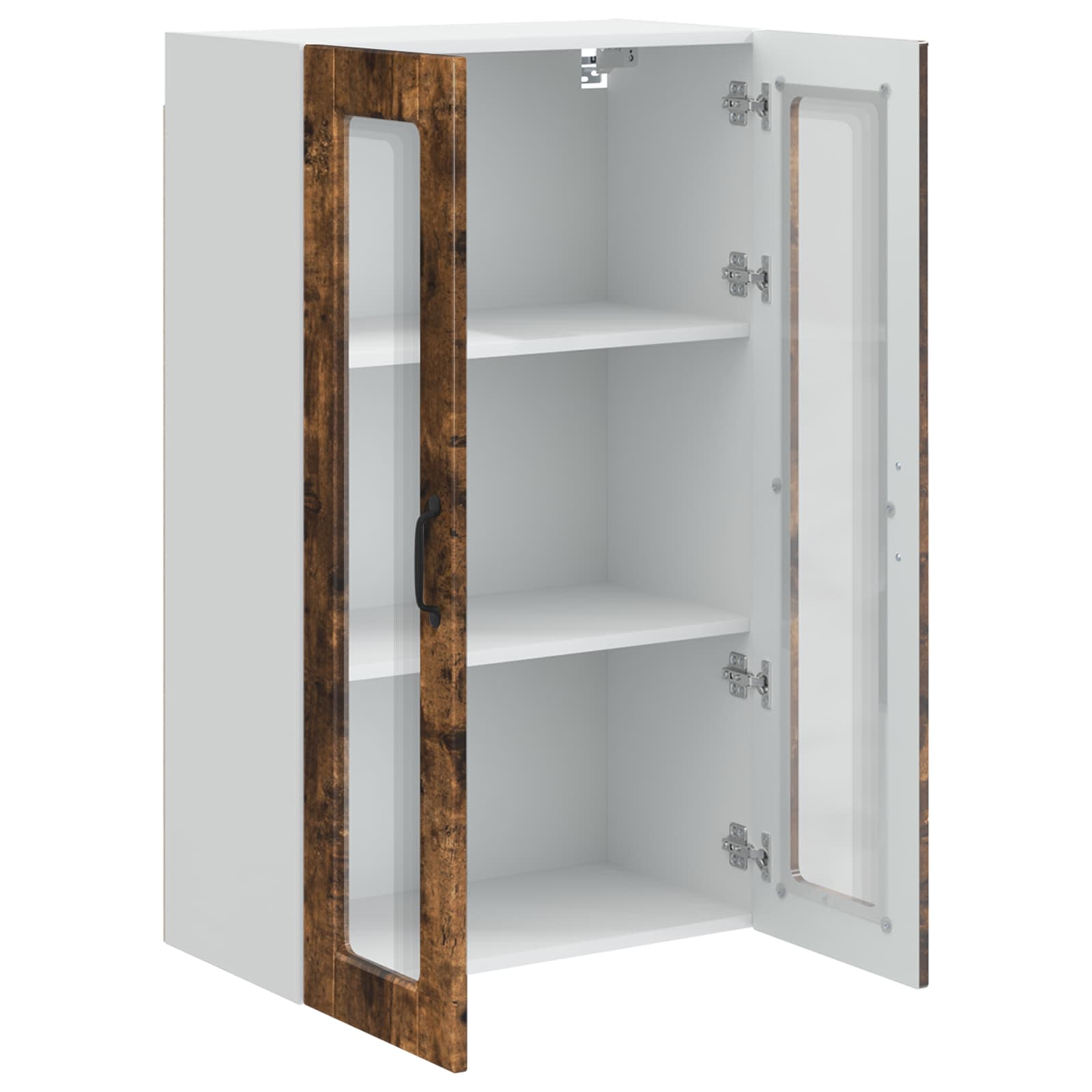 Køkkenskab med hylde Røget eg 60 x 31 x 100 cm Konstrueret træ