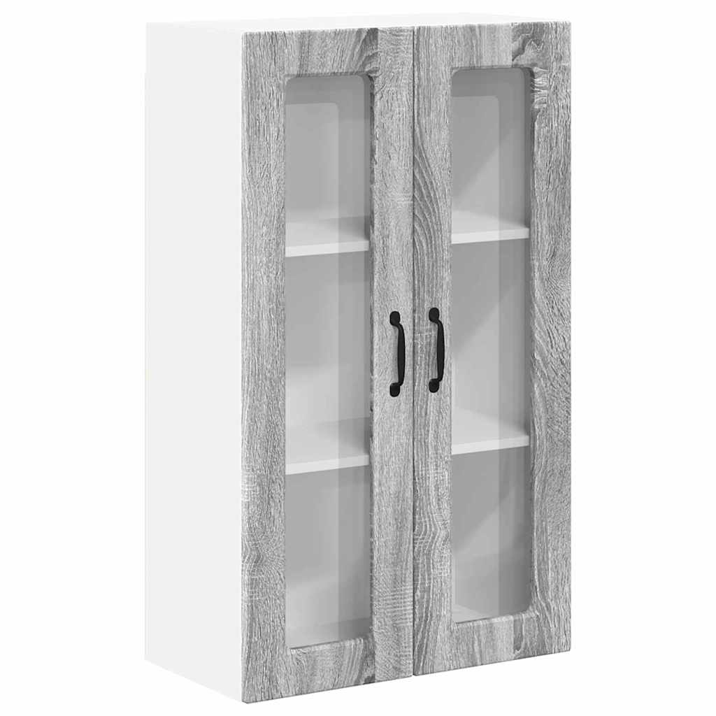 Vægskab til køkken Grå Sonoma 60 x 31 x 100 cm Konstrueret træ