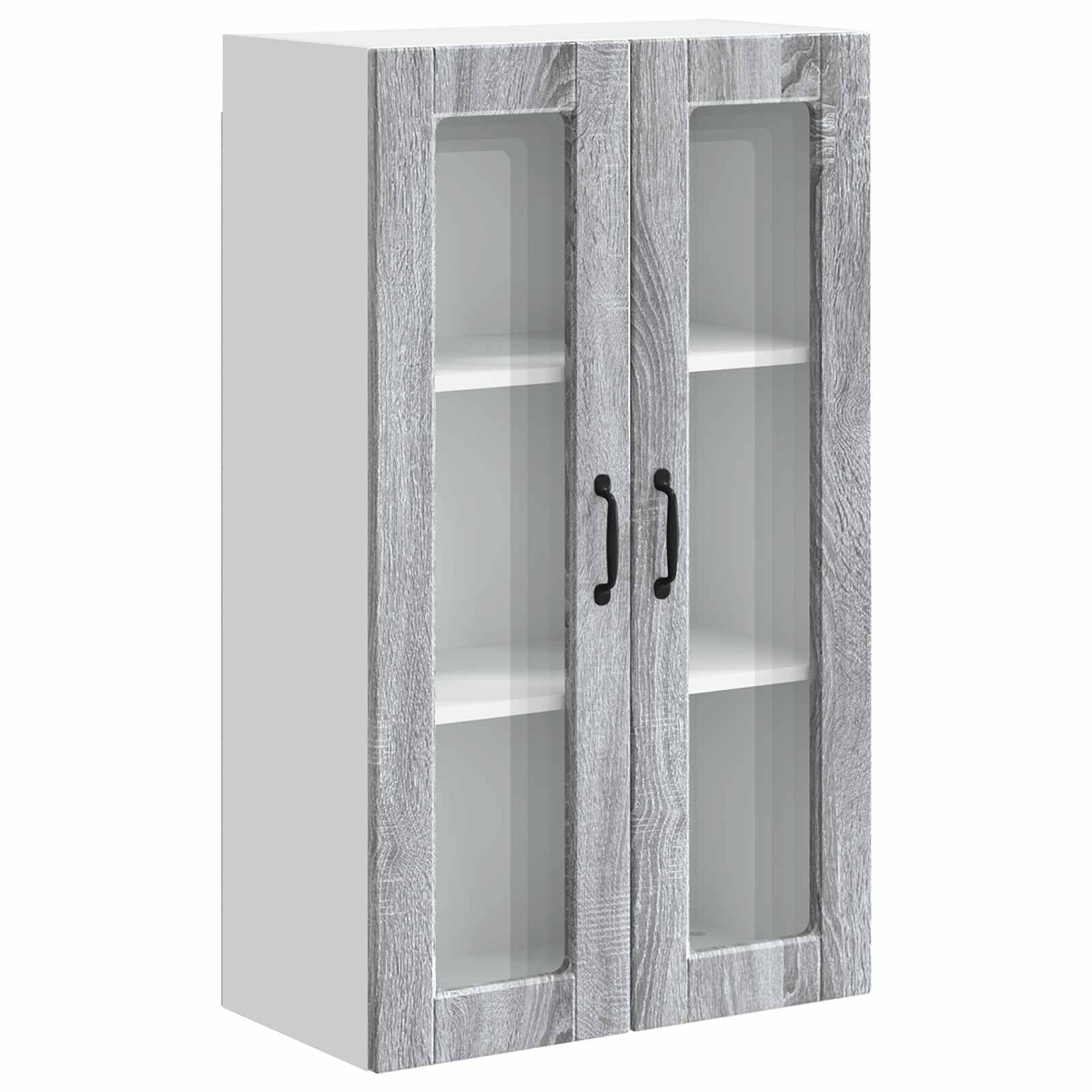 Væglågskab PORTO Grå Sonoma 60 x 31 x 100 cm Konstrueret træ