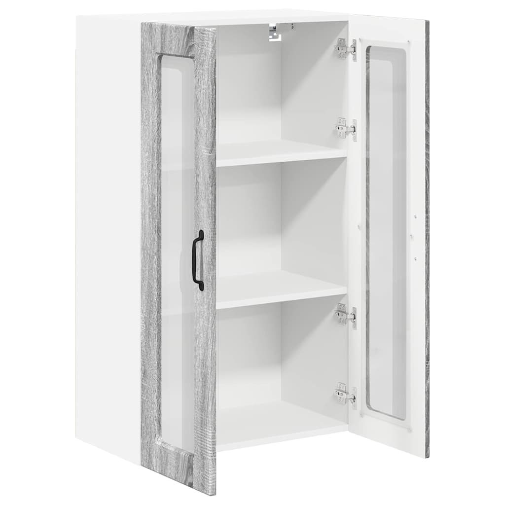 Vægskab til køkken Grå Sonoma 60 x 31 x 100 cm Konstrueret træ