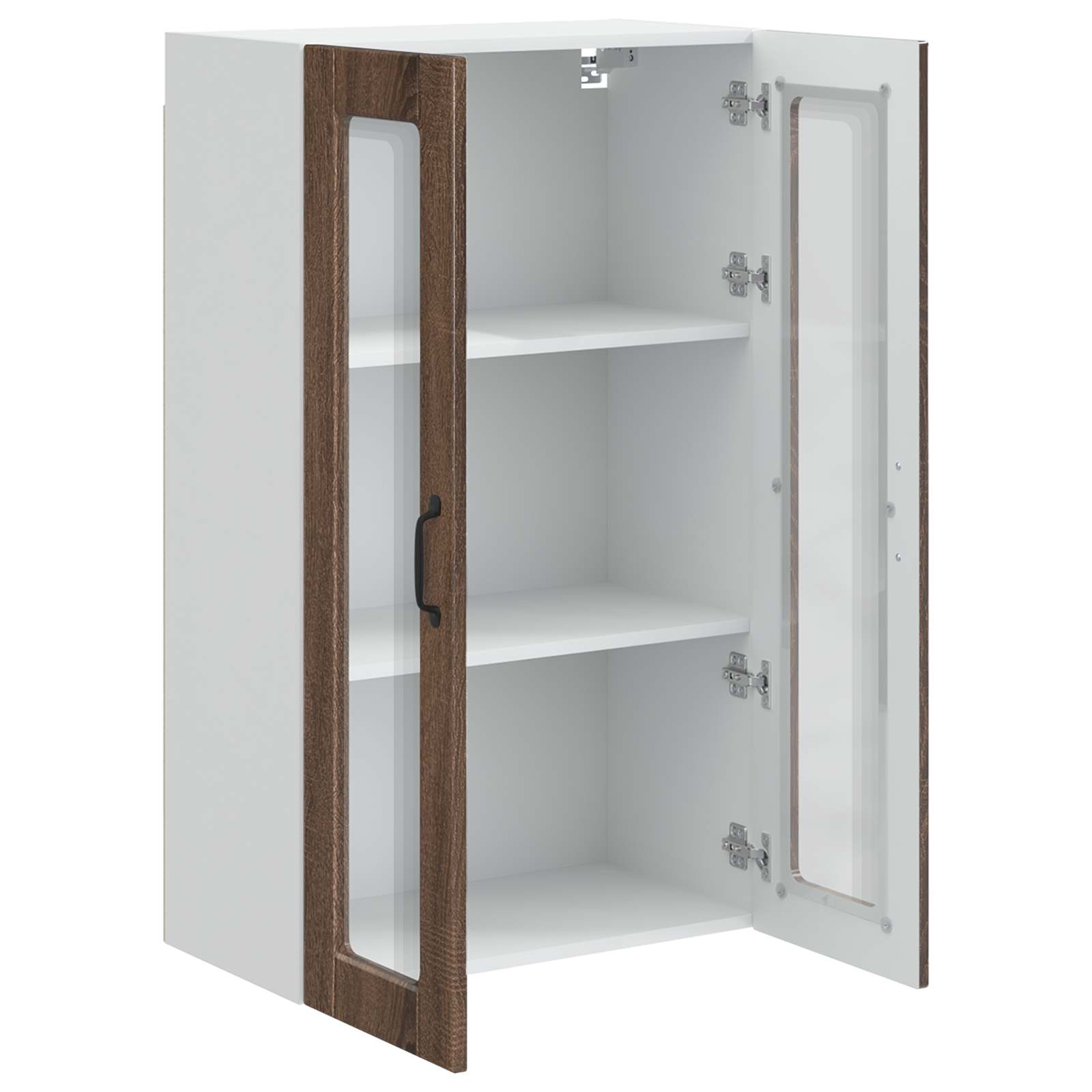 Køkkenskab med hylde Brun eg 60 x 31 x 100 cm Konstrueret træ