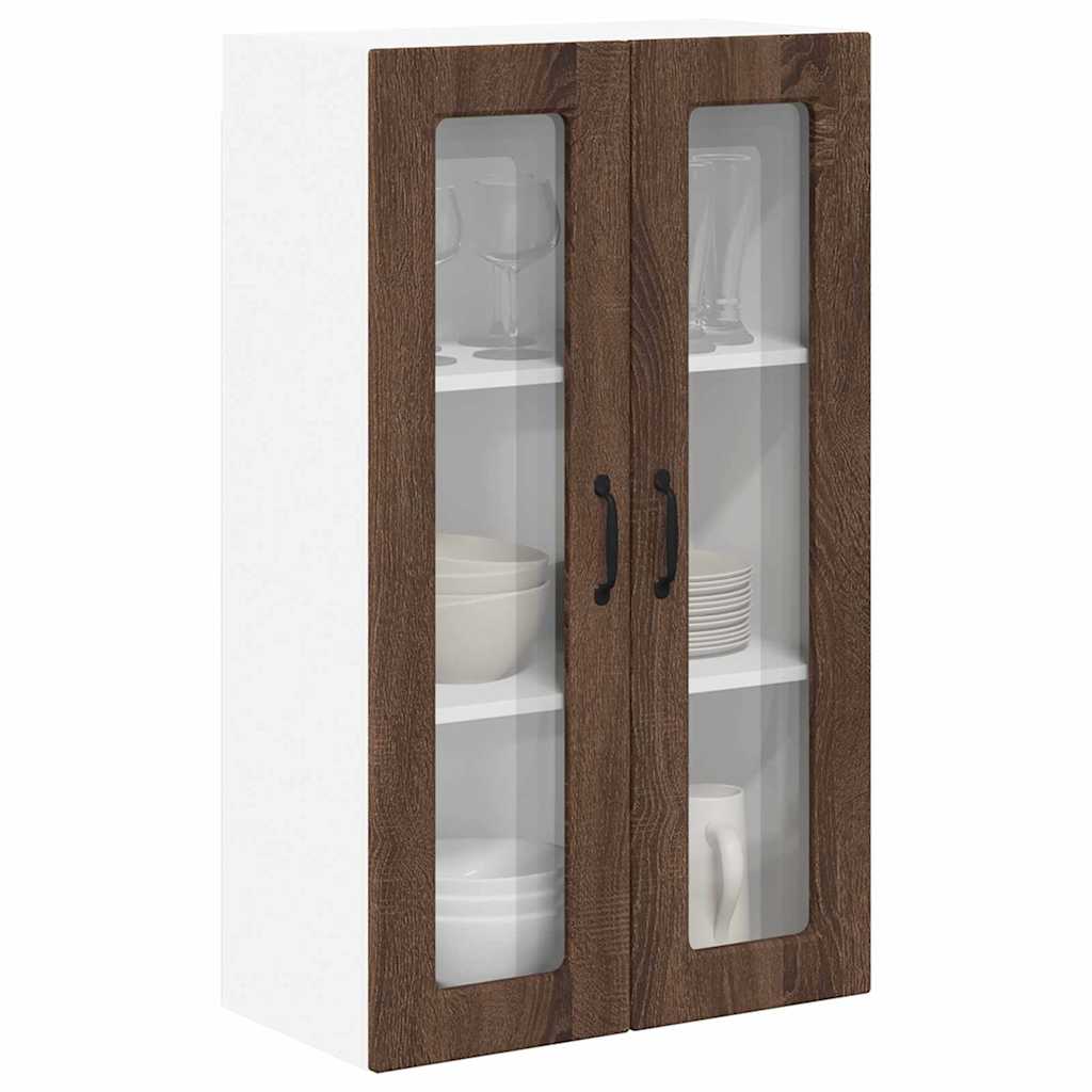 Vægskab til køkken Brun eg 60 x 31 x 100 cm Konstrueret træ