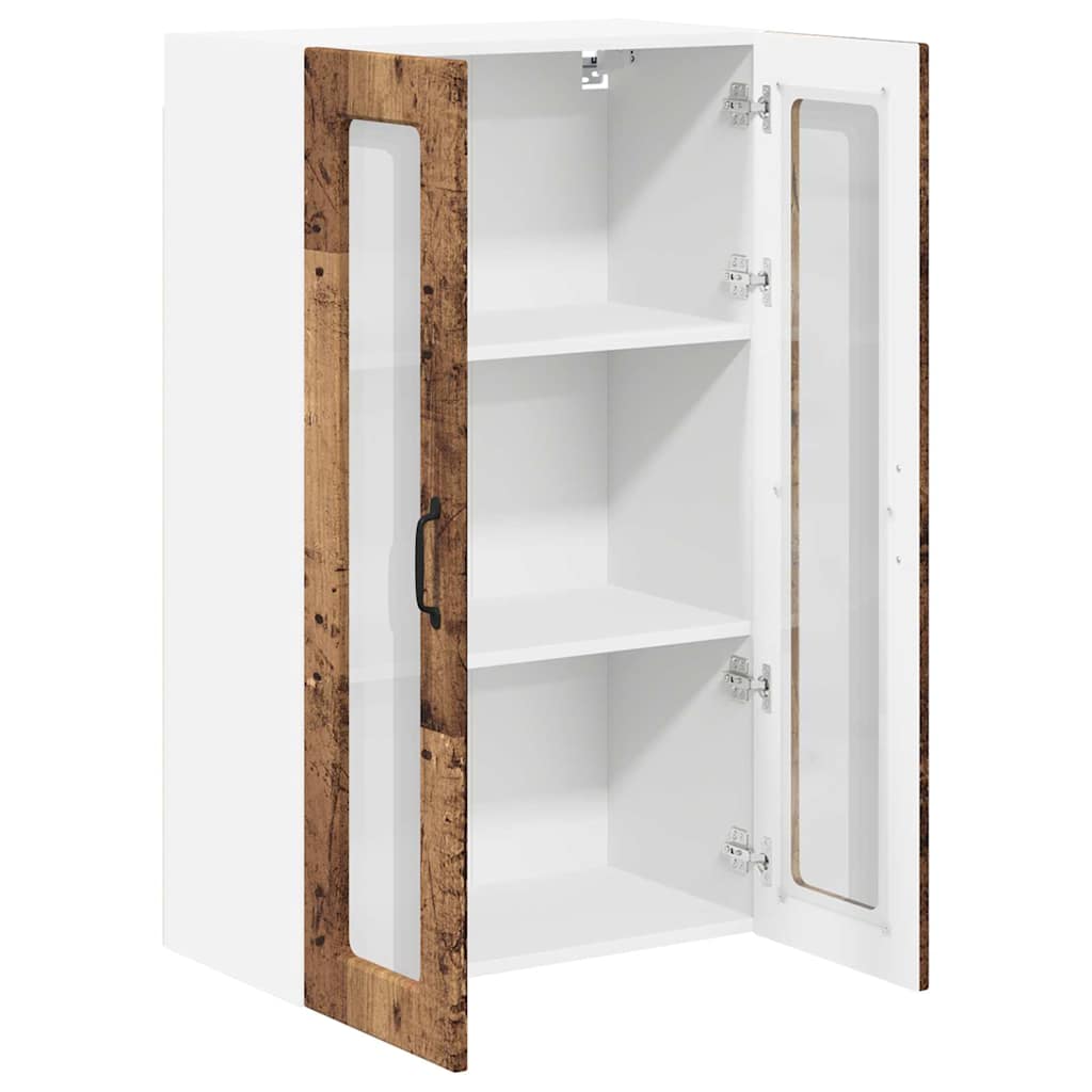 Vægskab til køkken Gammelt træ 60 x 31 x 100 cm Konstrueret træ