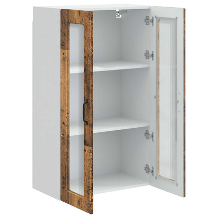 Væglågskab PORTO Gammelt træ 60 x 31 x 100 cm Konstrueret træ