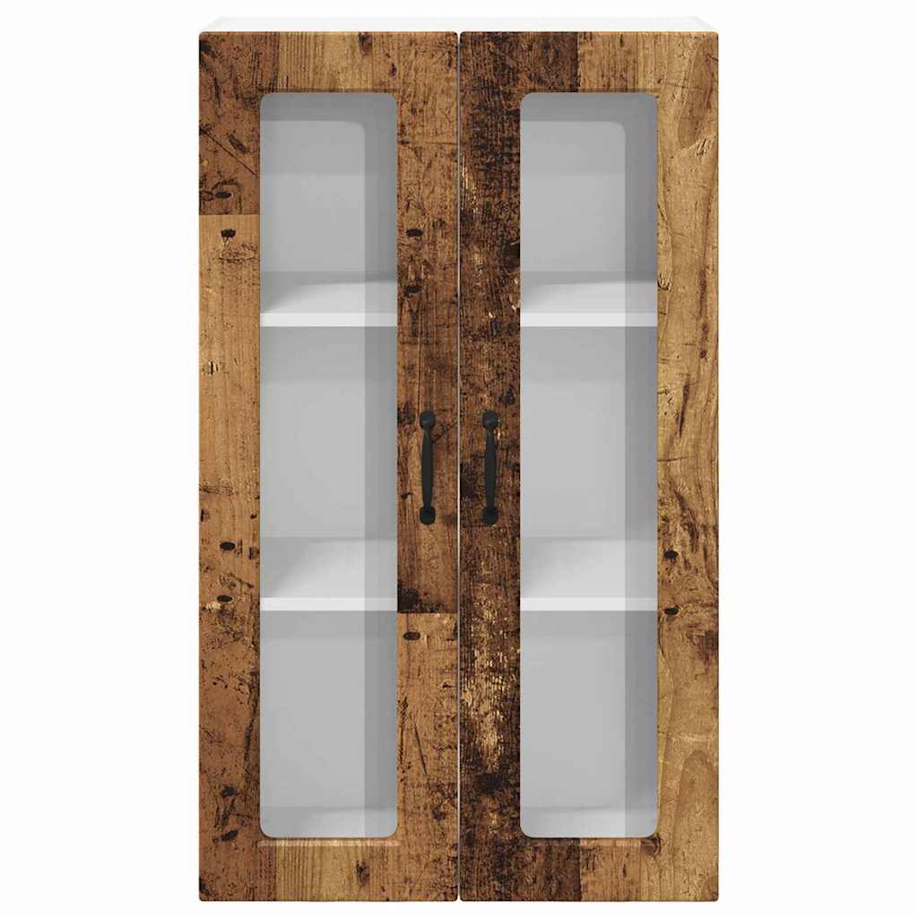 Vægskab til køkken Gammelt træ 60 x 31 x 100 cm Konstrueret træ