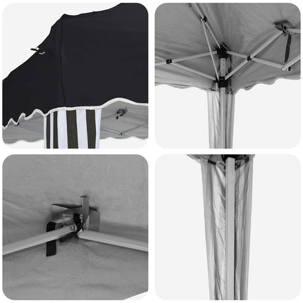 Pop-up Festtelt 575 x 290 x 245 cm Antracit