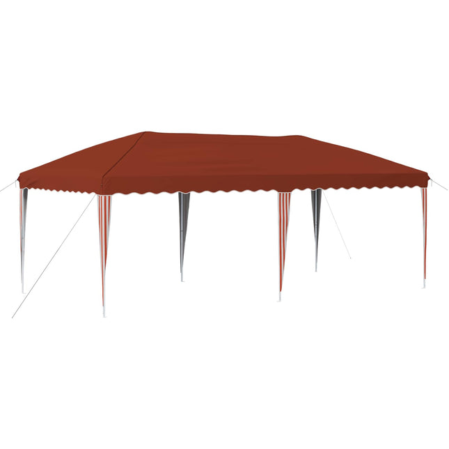Pop-up Festtelt 575 x 290 x 245 cm Terrakotta