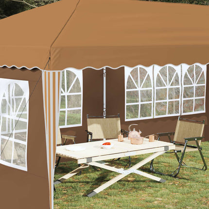 Pop-up Festtelt 575 x 289 x 245 cm Beige