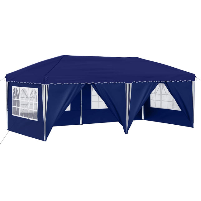 Pop-up Festtelt 575 x 288 x 245 cm Blå