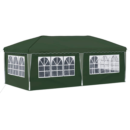 Pop-up Festtelt 575 x 288 x 245 cm Grøn