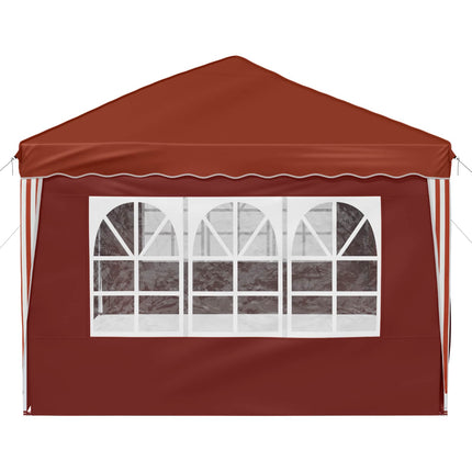 Pop-up Festtelt 575 x 288 x 245 cm Terrakotta
