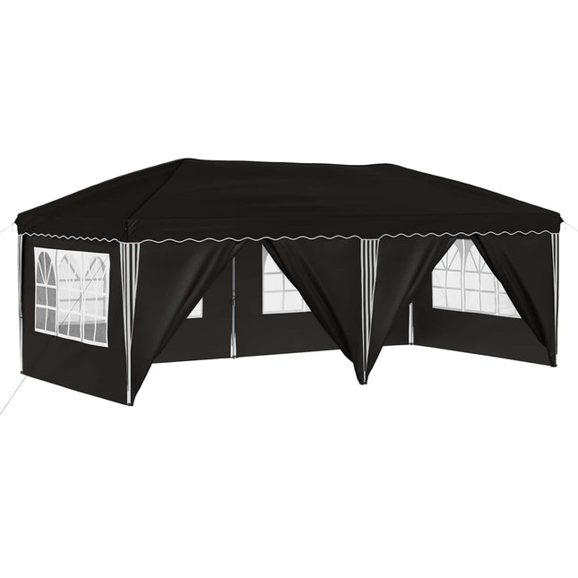 Pop-up Festtelt 575 x 288 x 245 cm Sort