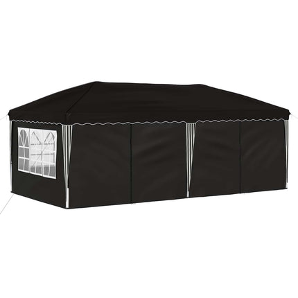 Pop-up Festtelt 575 x 288 x 245 cm Sort