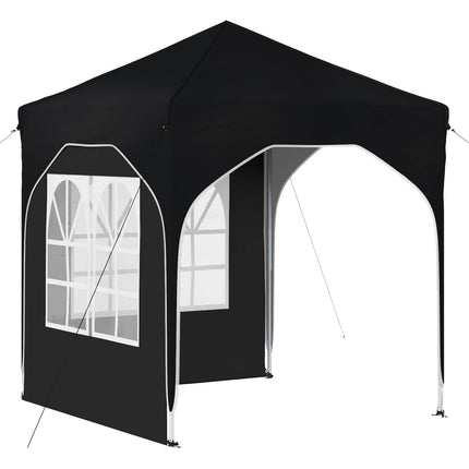 Pop-up Festtelt 192 x 192 x 245 cm Antracit