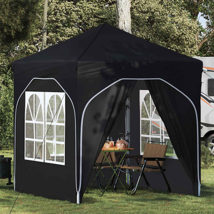 Pop-up Festtelt 192 x 192 x 245 cm Antracit