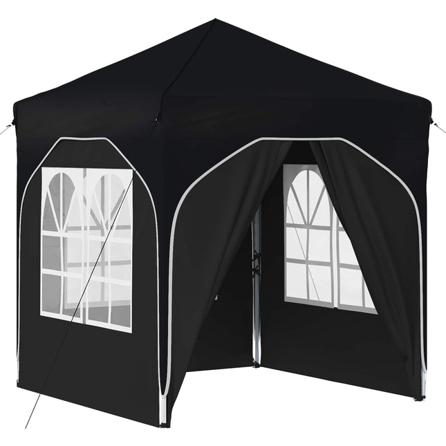 Pop-up Festtelt 192 x 192 x 245 cm Antracit