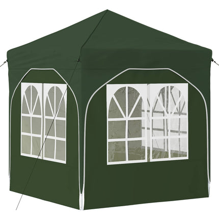 Pop-up Festtelt 192 x 192 x 245 cm Grøn