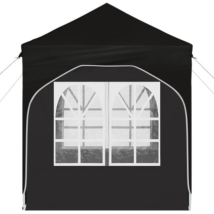 Pop-up Festtelt 192 x 192 x 245 cm Sort