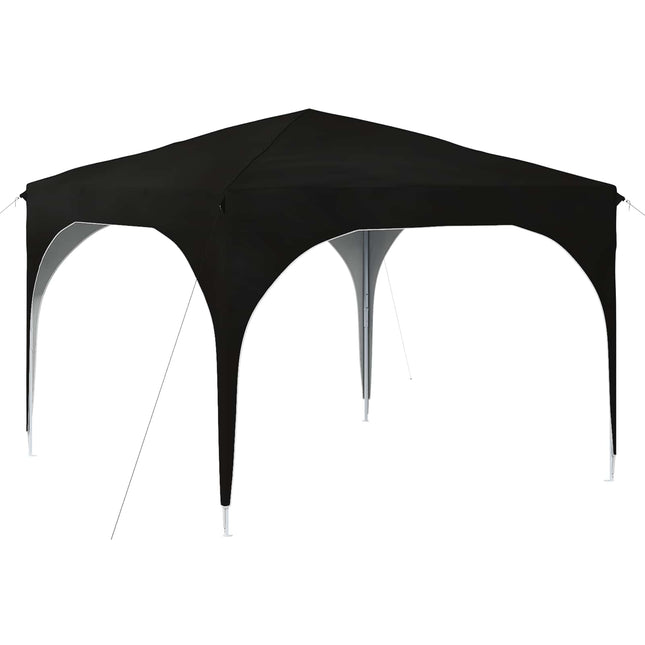 Pop-up Festtelt 290 x 290 x 245 cm Sort