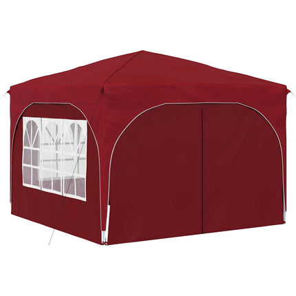 Pop-up Festtelt 290 x 290 x 245 cm Bordeaux