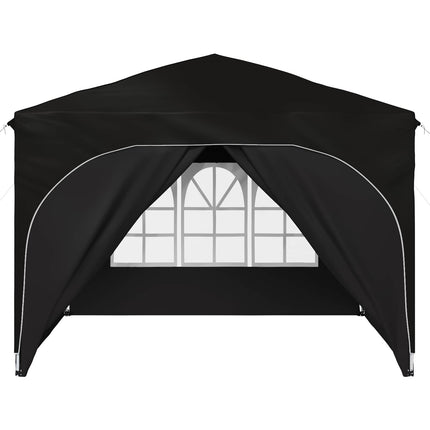 Pop-up Festtelt 290 x 290 x 245 cm Sort