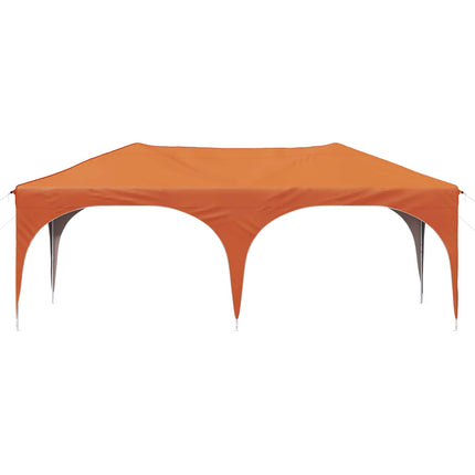 Pop-up Festtelt 575 x 288 x 245 cm Orange Oxford stof