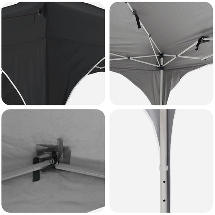 Pop-up Festtelt 575 x 288 x 245 cm Antracit Oxford stof