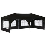 Pop-up Festtelt 575 x 288 x 245 cm Sort Oxford stof