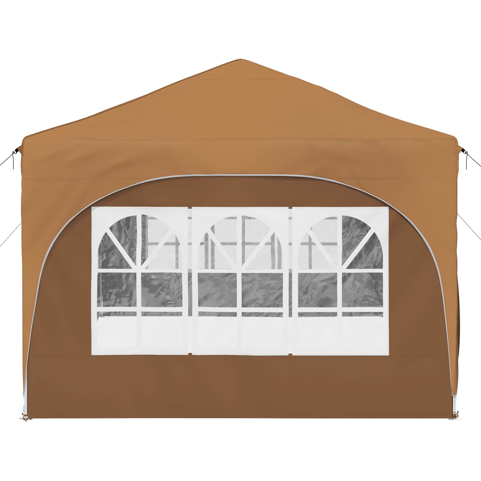 Pop-up Festtelt 575 x 288 x 245 cm Beige Oxford stof
