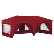 Pop-up Festtelt 575 x 288 x 245 cm Bordeaux Oxford stof