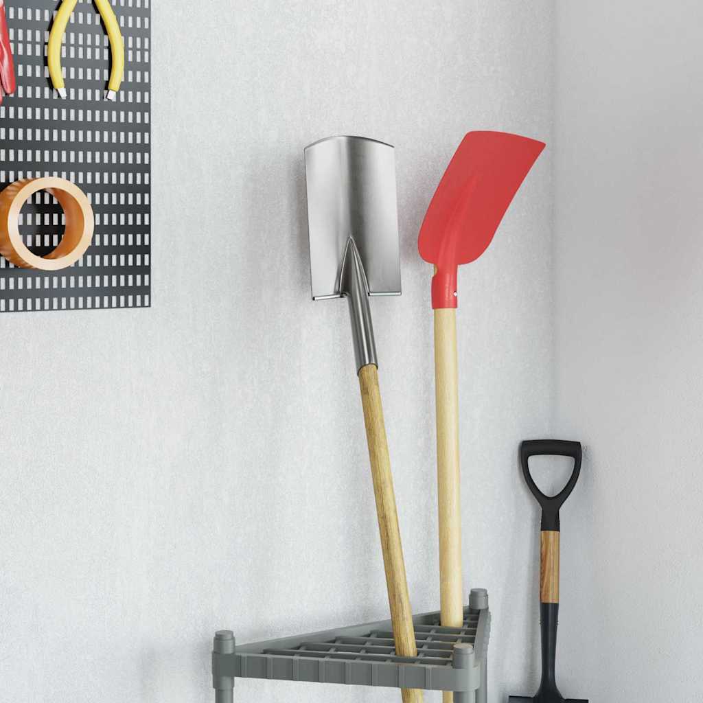 Skovlhoved 4 pcs Sølv 43 x 17 cm Pulverlakeret stål