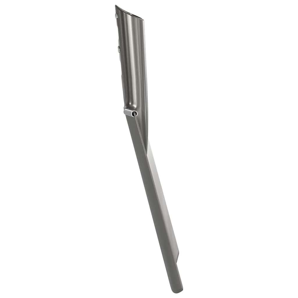Skovlhoved 4 pcs Sølv 43 x 17 cm Pulverlakeret stål