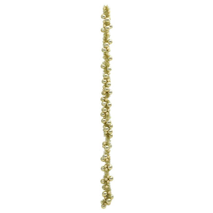 Jule Kugle Guirlande LED'er Guld 186 cm Polystyren