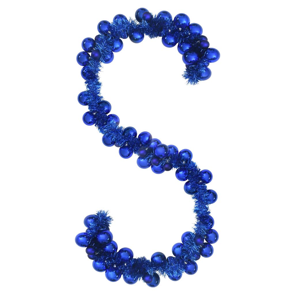 Jule Kugle Guirlande Blå 186 cm Polystyren
