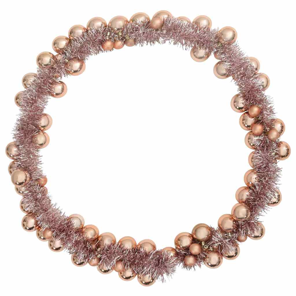 Jule Kugle Guirlande Rosenguld 186 cm Polystyren