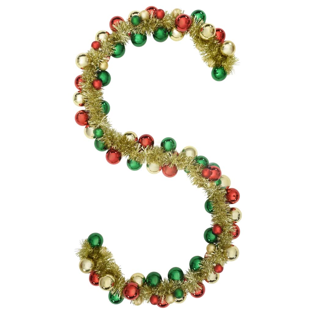 Jule Kugle Guirlande Flerfarvet 186 cm Polystyren