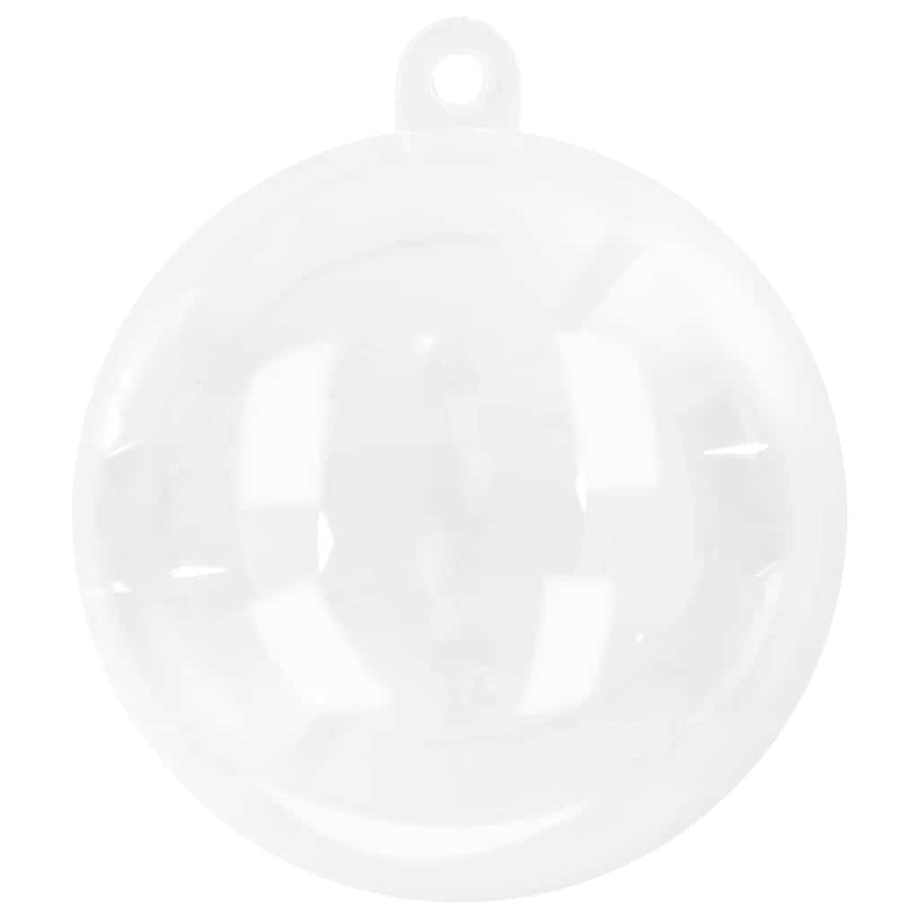 Jule Kuglesæt 25 pcs Transparent Ø 8 cm