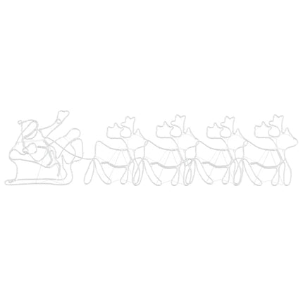 Juledekoration med 1224 LED'er Flerfarvet 69 x 79 cm PVC