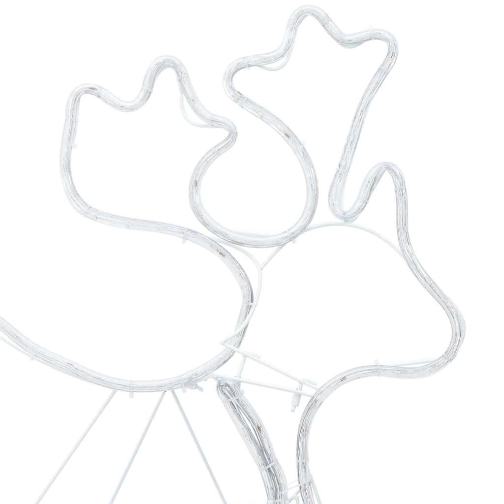 LED Julepynt Flerfarvet 69 x 79 cm PVC