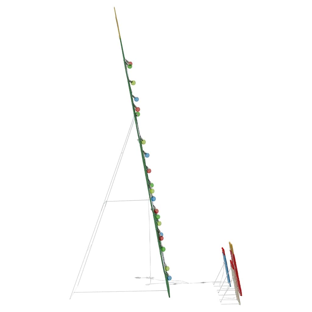 Belyst juletre med 3 gaveæsker 2D varm hvid Flerfarvet 180 cm