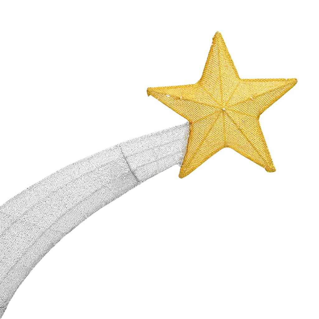 Krippescene Varm hvid 149 x32 x 127.5 cm Polyester