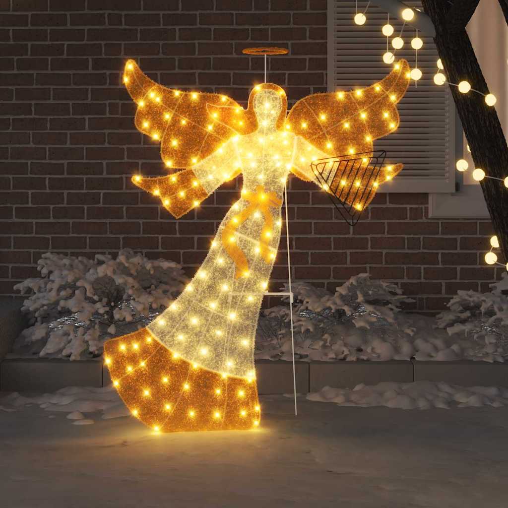 Lyst hjørne Varm hvid 116 x 29 x 158.5 cm Polyester