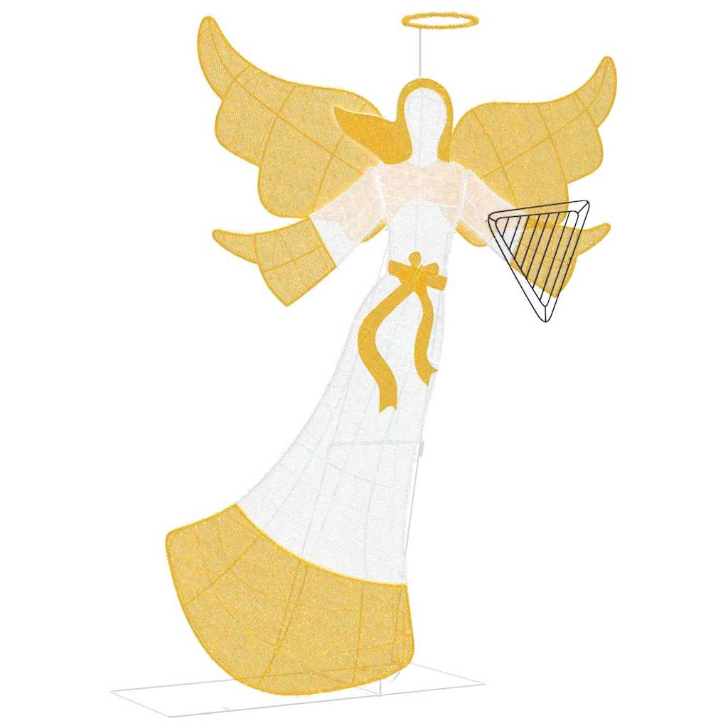 Lyst hjørne Varm hvid 116 x 29 x 158.5 cm Polyester