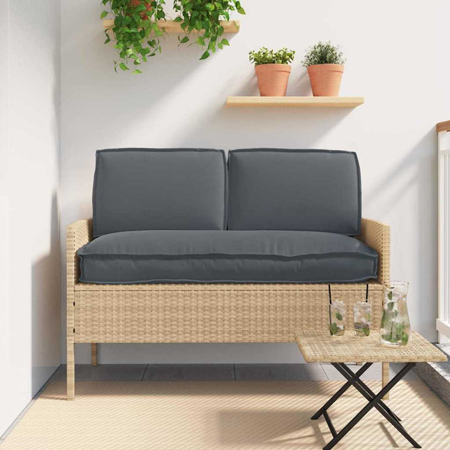Pudesæt Oxford stof Antracit 120 x 50 x 52 cm