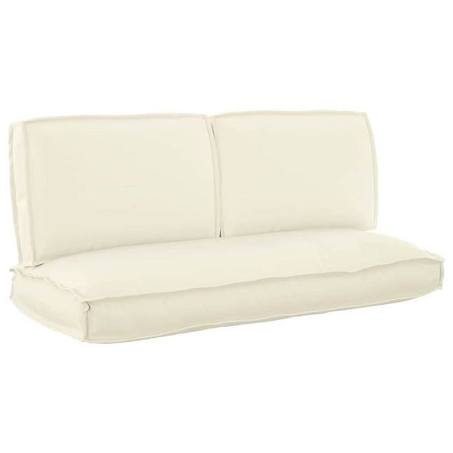 Pudesæt Oxford stof Creme 120 x 50 x 52 cm